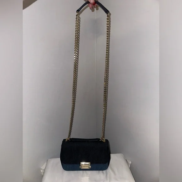 Michael Kors Sloan Small Denim crossbody! - Picture 9 of 9